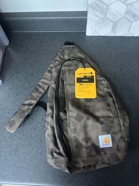 Carhartt Camo Sling Bag - Olive/Brown